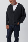 Mens Relaxed Cashmere Cardigan