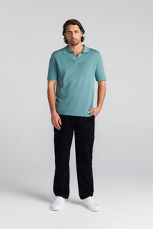  Miles Mens Polo Shirt - Omaha Blue