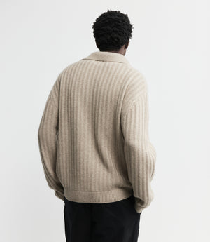 Cashmere Chunky Polo - Birch