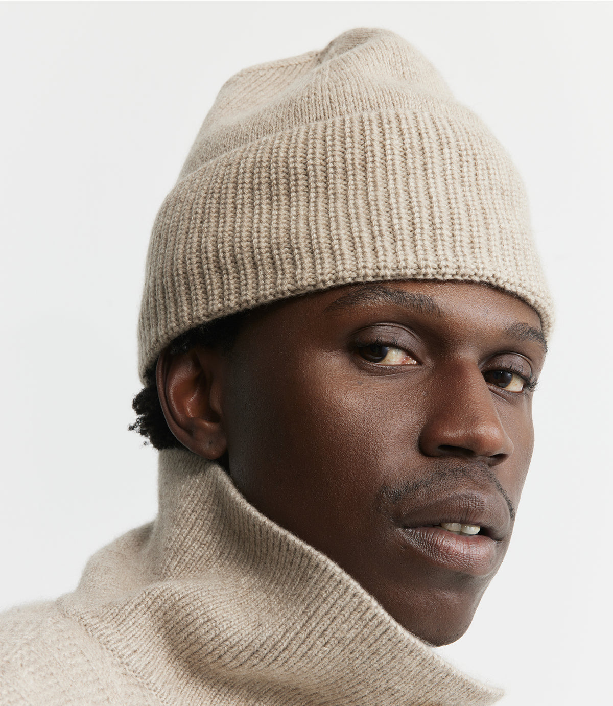 Cashmere Chunky Polo - Birch