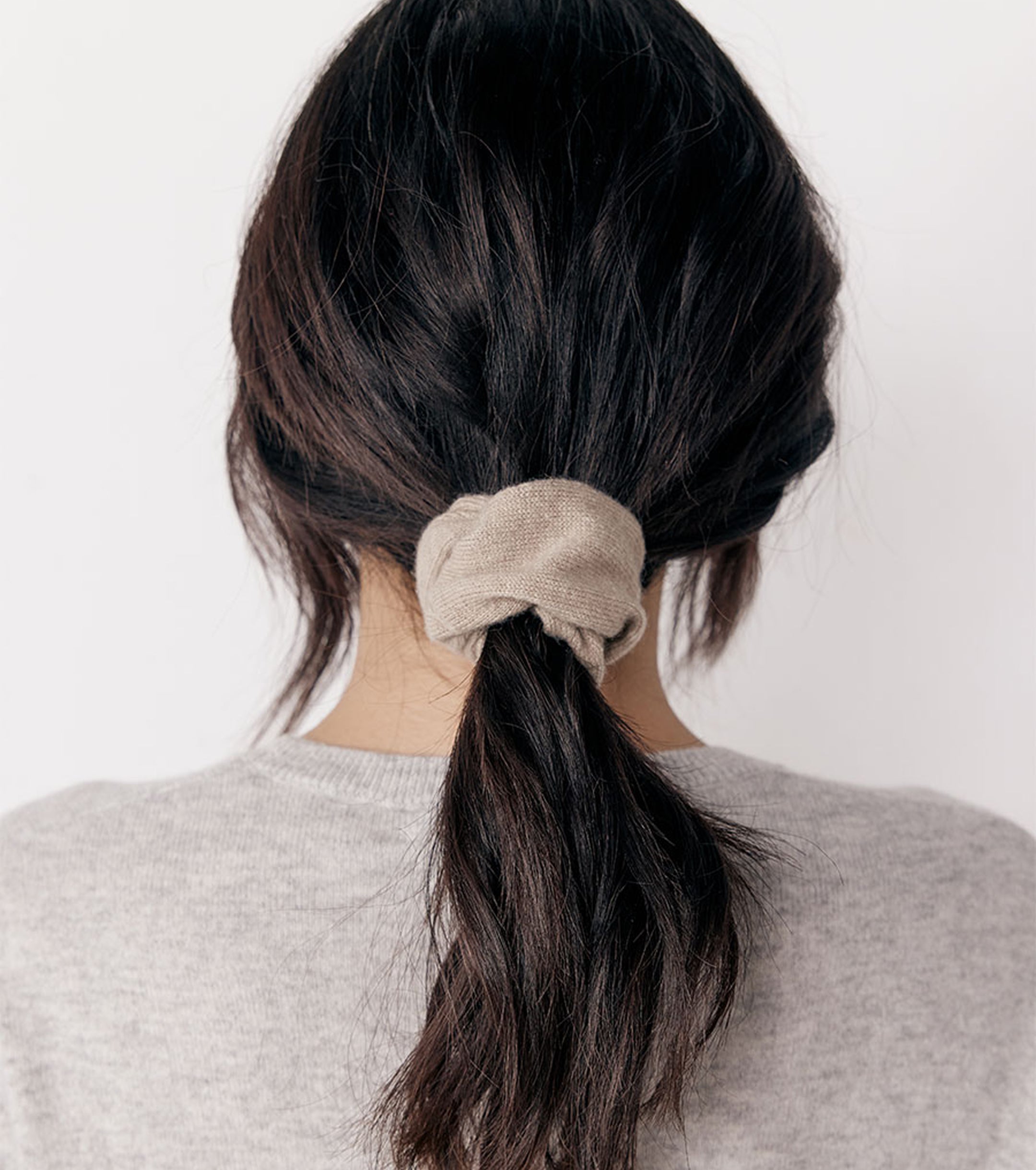 Cashmere Scrunchie - Birch