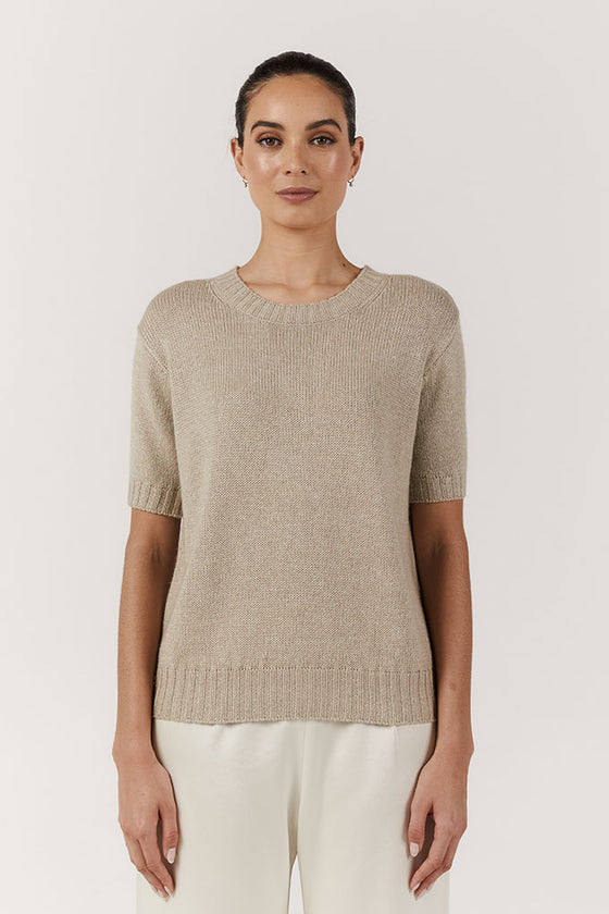 Luxe Silk Cashmere Tee