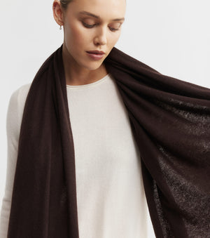 Cashmere Travel Wrap - Cacao