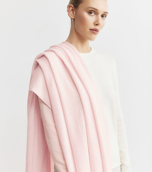 Cashmere Travel Wrap - Pale Pink