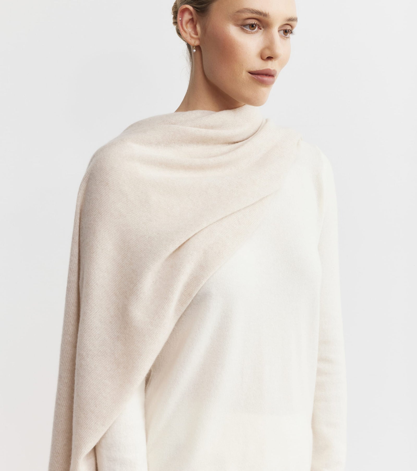 Cashmere Travel Wrap - Sand
