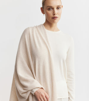 Cashmere Travel Wrap - Sand