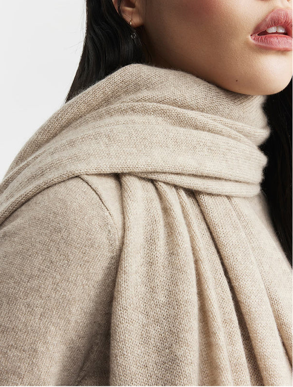 Cashmere Travel Wrap - Birch