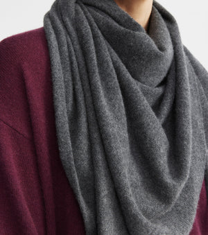 Cashmere Triangle Scarf - Graphite