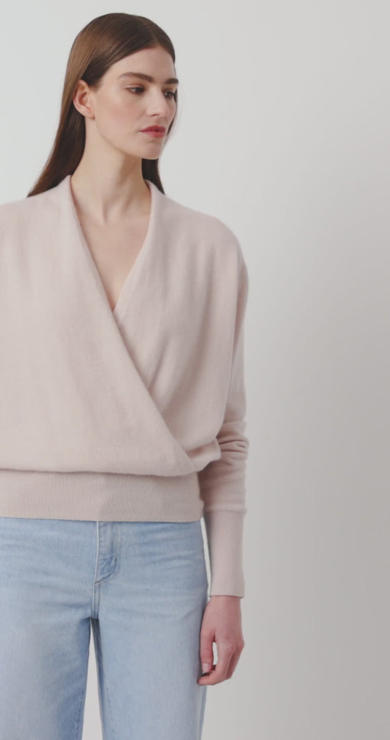 Cashmere Ballet Sweater - Pale Pink