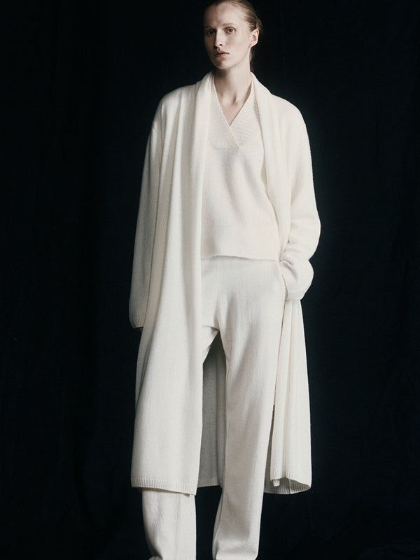 Cashmere Trouser - Cream