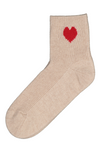 Cashmere Heart Socks