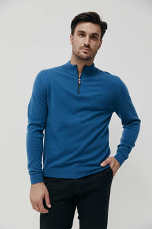  Spencer Unisex Cashmere Sweater w Zip