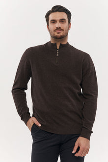  Spencer Unisex Cashmere Sweater w Zip